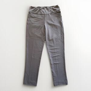 Tail White Label Pants Women's Size 4 Gray Pull On Slim Leg Ankle Stretch Golf